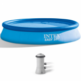 Piscina hinchable Intex Easy Set 28142NP + Bomba de filtro