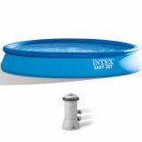 Intex Easy Set 28158NP - Piscine gonflable + Épurateur à cartouche