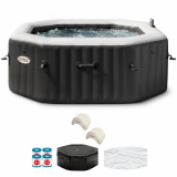 Intex Octogonal Jet & Bubble Deluxe 28458EX - Piscina de hidromasaje spa