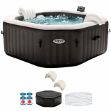 Spa hinchable de hidromasaje Intex Octogonal Jet & Bubble Deluxe 28462EX