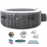 Intex Redonda Greywood Deluxe 28440EX - Piscina hidromasaje spa