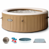 Spa hinchable de hidromasaje Intex Redonda Bubble Massage 28412EX