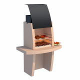Linea VZ Formentera - Barbecue à bois et charbon en maçonnerie