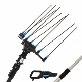 Campagnola Hercules 6 ECO Plug-in - Asta in alluminio da 185-270 cm - Abbacchiatore elettrico a batteria