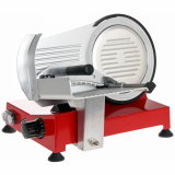 Celme ALFA 220 Roja - Cortadora de fiambre con cuchilla de acero 220 mm
