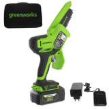 Greenworks GD48MCS10XK2 - Akku-Handkettensäge - 48V 2Ah