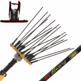 Lisam Swing 36V - Abbacchiatore Elettrico a batteria - Asta Telescopica - Batteria 36V 30Ah