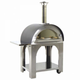 Cibus INOX - Four à bois pour pizza d'extérieur - Capacité de cuisson : 4 pizzas
