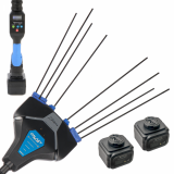 VESCO GALAXY XR21T.1 - Vareador de aceitunas con baterías de litio - Pértiga telescópica 210-320 cm - 2x 21.6V 4.5Ah