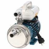 Tellarini ALM 25 - Bomba eléctrica de trasiego para aceite de acero inoxidable - Racores INOX recto+curvo