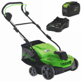 Greenworks GD48SC36 - Arieggiatore a batteria  - 48V 4Ah + Batteria aggiuntiva da 2Ah