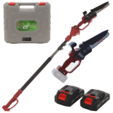 Archman PE01X - Potatore elettrico a batteria + asta di prolunga - 205-265 cm - 2x 21V 4Ah
