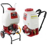 GeoTech SP 300 2T - Pulverizador de gasolina - De mochila + carro - 2 tiempos de mezcla