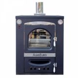 AgriEuro Medius 80 Inc - Four à bois en acier encastrable - Ventilé