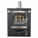 AgriEuro Medius Plus 100 Inc - Four à bois en acier encastrable - Ventilé