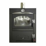 Nouveau AgriEuro Minimus 50 Mini Inc - Four à bois en acier inox encastrable - 2 étages