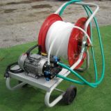 Kit motopompa irrorazione con carrello - Pompa Comet MC18 con motore elettrico