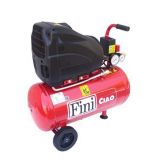 Fini Ciao 24 - Compressore aria elettrico portatile monofase, oil-less - Motore 1,5 HP - 24 lt