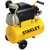 Stanley D210/8/24 - Compresor de aire eléctrico con ruedas - motor 2 HP - 24 l