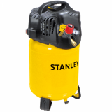 Stanley D200/10/24 - Compresor de aire eléctrico portátil monofásico, sin aceite - Motor 1.5 HP - 24 L