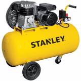 Stanley B 345/10/100 - Compressore aria elettrico a cinghia - motore 3 HP - 100 lt
