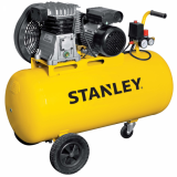 Stanley B 345/10/100 T - Compressore aria elettrico a cinghia - motore 3 HP - 100 lt