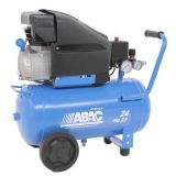 ABAC Mod. Pole Position PRO L25P - Elektrischer Kompressor mit Wagen - Motor 2.5 PS - 24 Lt