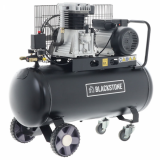 BlackStone B-LBC 100-30 - Elektrischer Luftkompressor - Motor 3 HP - 100 lt - mit Riemenantrieb