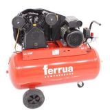 Ferrua VCF/100 CM3 - Elektrischer Kompressor mit Riemenantrieb - Motor 3PS - 100Lt