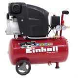 Einhell TE-AC 230/24 - Compresor de aire eléctrico con ruedas - motor 2 HP - 24 l