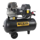 Nuair GVM/50 - Compresor de aire eléctrico - Con ruedas cabezal V motor 3 HP - 50 l