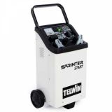 Telwin Sprinter 6000 Start - Cargador de bateríapara coche y arrancador - batería12/24V, 20 a 1550 Ah