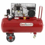 Geotech BACP100-8-2 - Compresor eléctrico de correa - Motor 2 HP - 100 l - potencia 8 bar