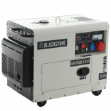 Blackstone SGB 8500-3 D-ES - Generador de corriente diésel silencioso con AVR 6.3 kW - Continua 6 kW trifásico