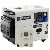 Blackstone SGB 6000 D-ES - Generador de corriente diésel silencioso con AVR 5.3 kW - Continua 5 kW Monofásico + ATS