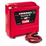 Telwin Touring 18 - Cargador de batería12/24V - baterías de 60 Ah a 180 Ah y da 50 Ah a 115 Ah