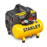 Stanley DST 100/8/6 - Compresor de aire eléctrico compacto portátil 1HP - 6 lt