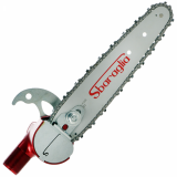 Sierra de cadena neumática Sbaraglia con cuchilla carving, sierra podadora