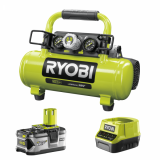 Ryobi R18AC-0 - Compresor portátil de batería - 18V - 4Ah
