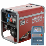 MOSA GE S-8000 BBT AVR EAS - Generador de corriente a gasolina con AVR 6.4 kW - Continua 5.6 kW Trifásica + ATS