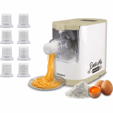 Máquina de hacer pasta eléctrica 2 en 1 Beper Pasta Mia - Amasa y extrude