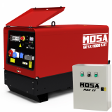 MOSA GE SX-11000 KDT - Generador de corriente eléctrico silencioso 8.8 kW - Continua 8 kW Trifásico + ATS