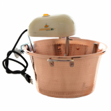 Caldero eléctrico de cobre martillado para polenta LAR polentamatic de inducción 6.5L - 8W