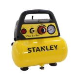 Stanley DN 200/8/6 - Compresor de aire eléctrico compacto portátil - motor 1.5 HP - 6 l