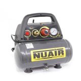Nuair New Vento 200/8/6 - Compresor de aire eléctrico compacto portátil - Motor 1.5 HP - 6 l