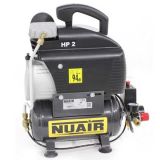 Nuair FC 2/6 - Compresor eléctrico compacto portátil - Motor 2 HP - 6 l aire comprimido