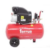 Ferrua RC 2 50 CM2 - Compresor eléctrico con ruedas - motor 2 HP - 50 l aire comprimido