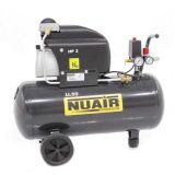 Nuair FC 2 50 - Compresor de aire eléctrico con ruedas, motor 2 HP - 50 l aire comprimido