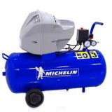 Michelin MB 50 6000 U - Compresor de aire eléctrico con ruedas - Motor 3 HP - 50 l - aire comprimido