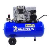 Michelin MB 100 B - Compresor de aire eléctrico de correa - Motor 2 HP - 100 l